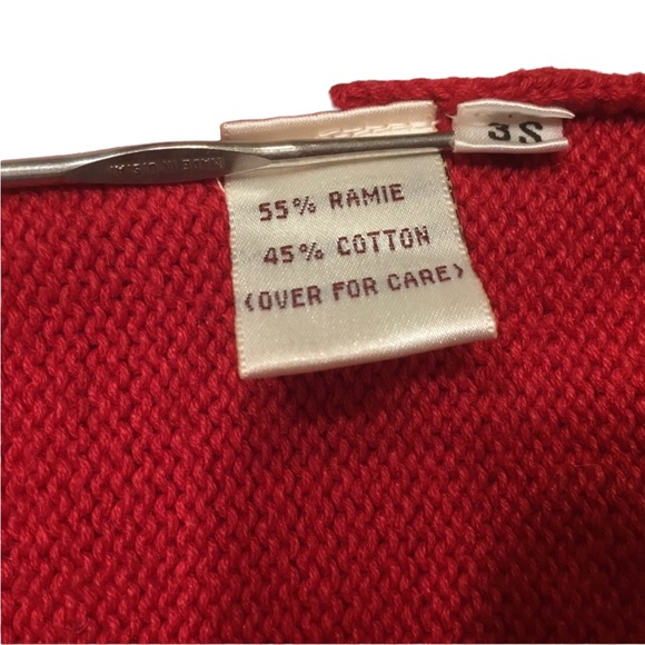 Susan Bristol Scotties Sweater Red VTG Holiday Christmas - Picture 6 of 8